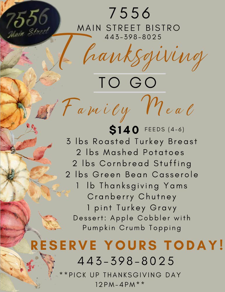 Thanksgiving To Go – Family Meal (Feeds 4-6)